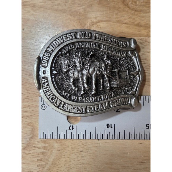 The Great American Buckle Company Other - 1986 Midwest Old Threshers Reunion Limited Edition Belt Buckle Iowa #321